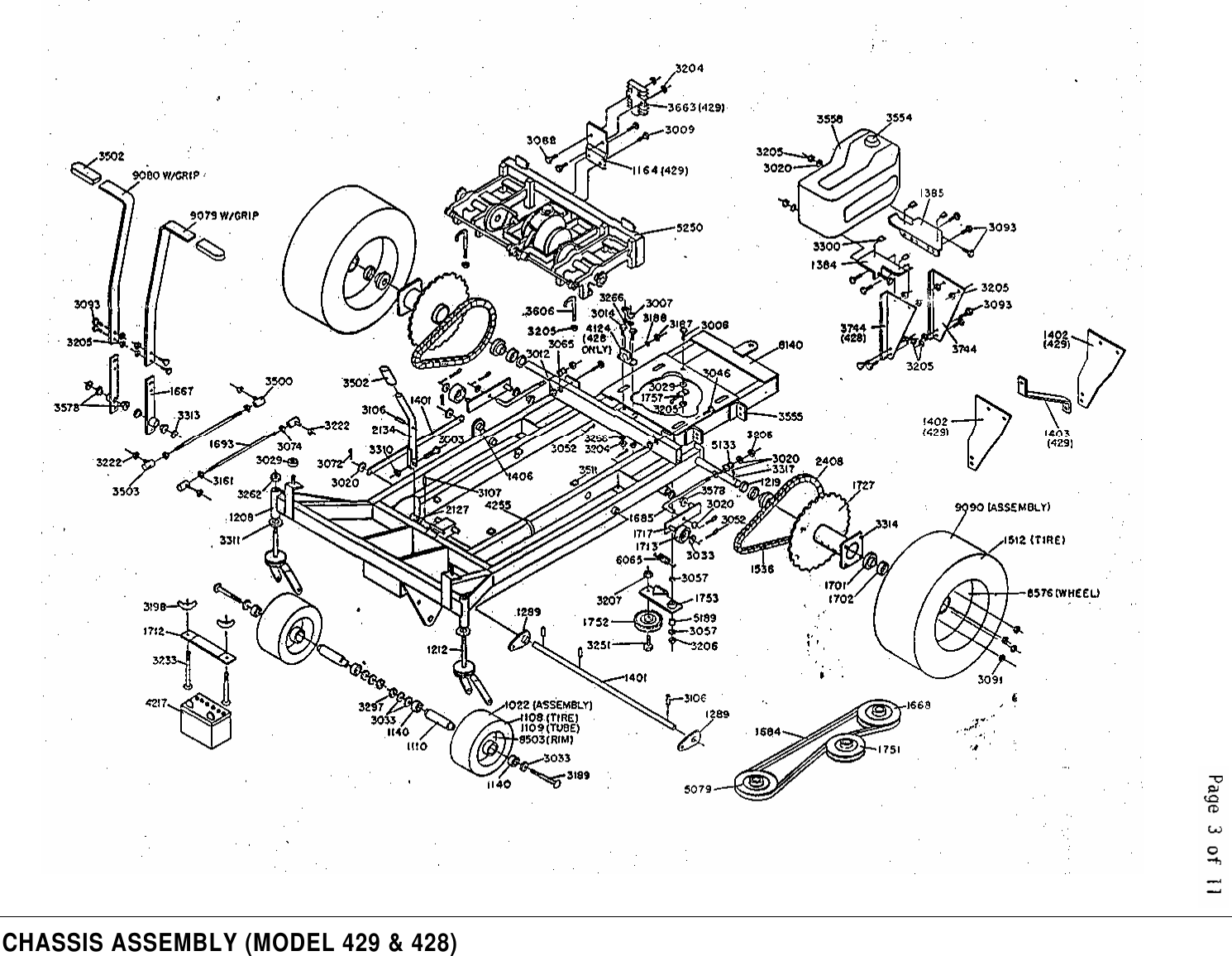 Page 2 of 6 - Dixon Dixon-Ztr-428-Users-Manual- 1990 Technical Data Brochure - ZTR 428 & 429  Dixon-ztr-428-users-manual
