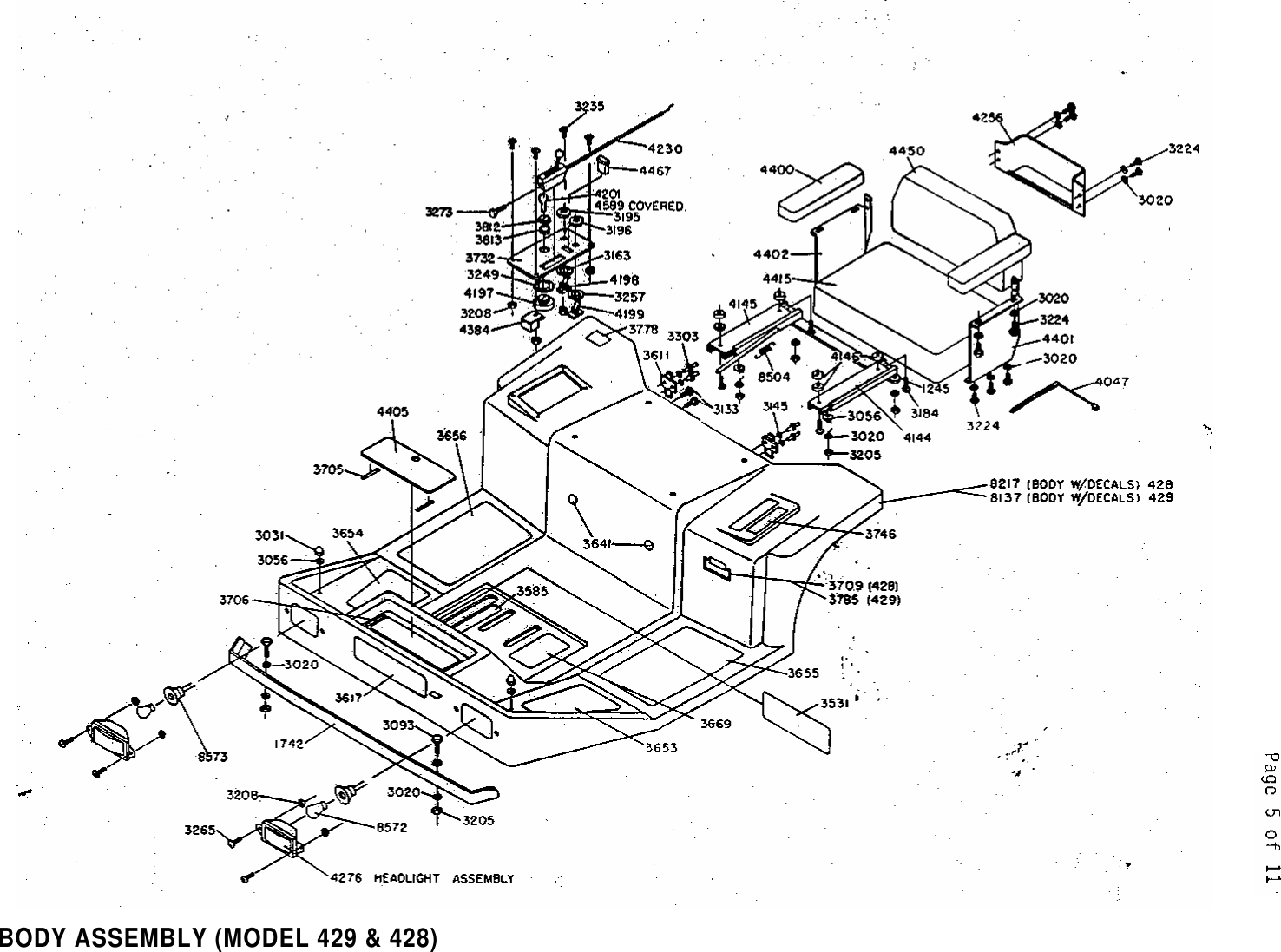 Page 3 of 6 - Dixon Dixon-Ztr-428-Users-Manual- 1990 Technical Data Brochure - ZTR 428 & 429  Dixon-ztr-428-users-manual