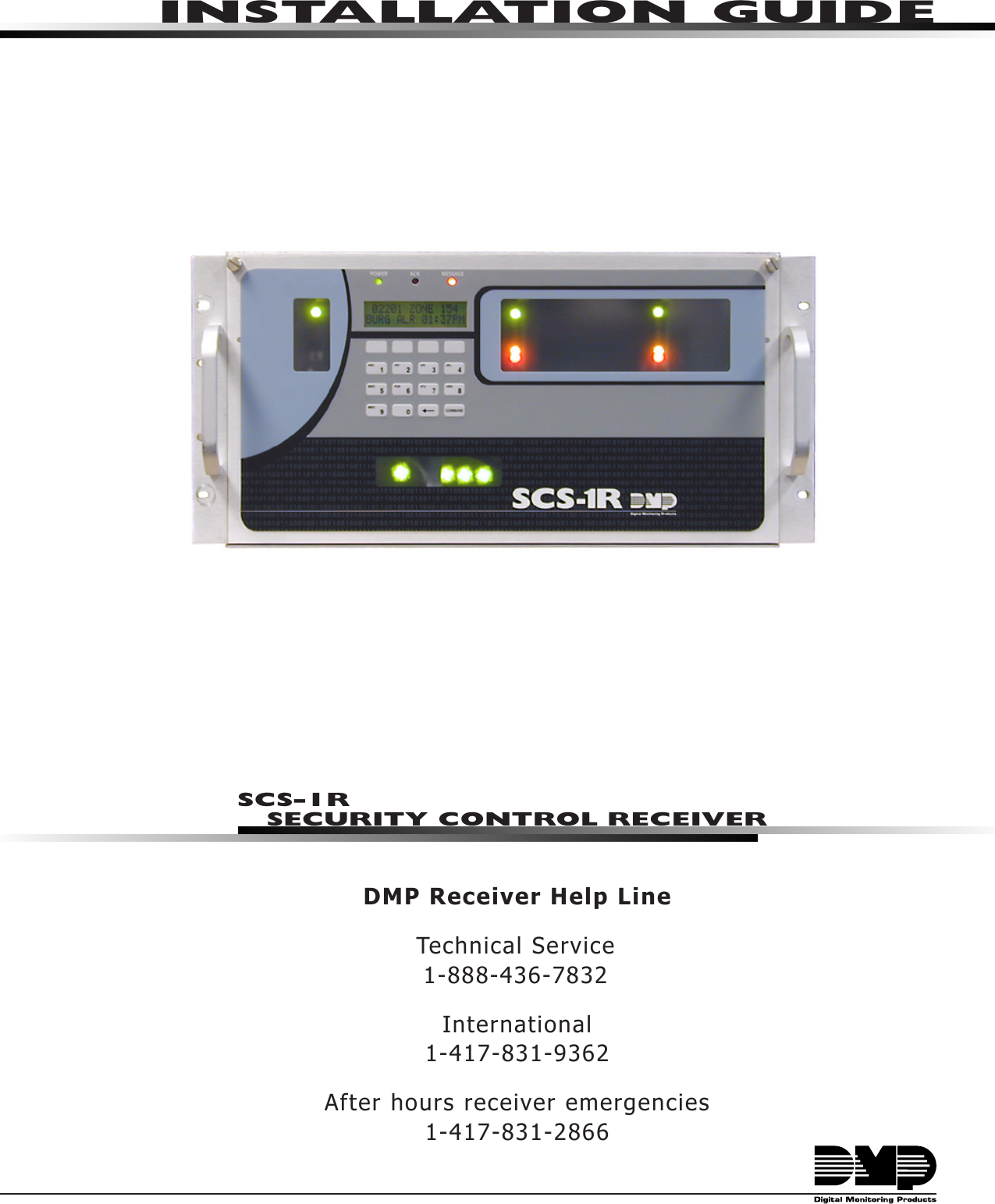 Digital Monitoring Products  LCD Display for SCS-1R DMP 