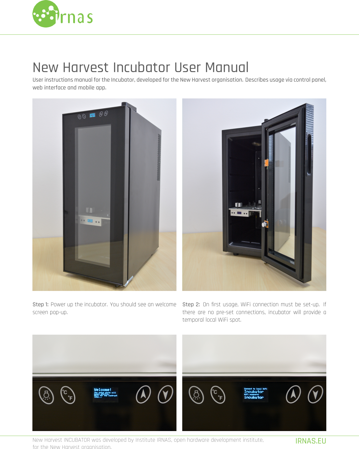 Page 1 of 7 - 02 Incubator-operation-instructions