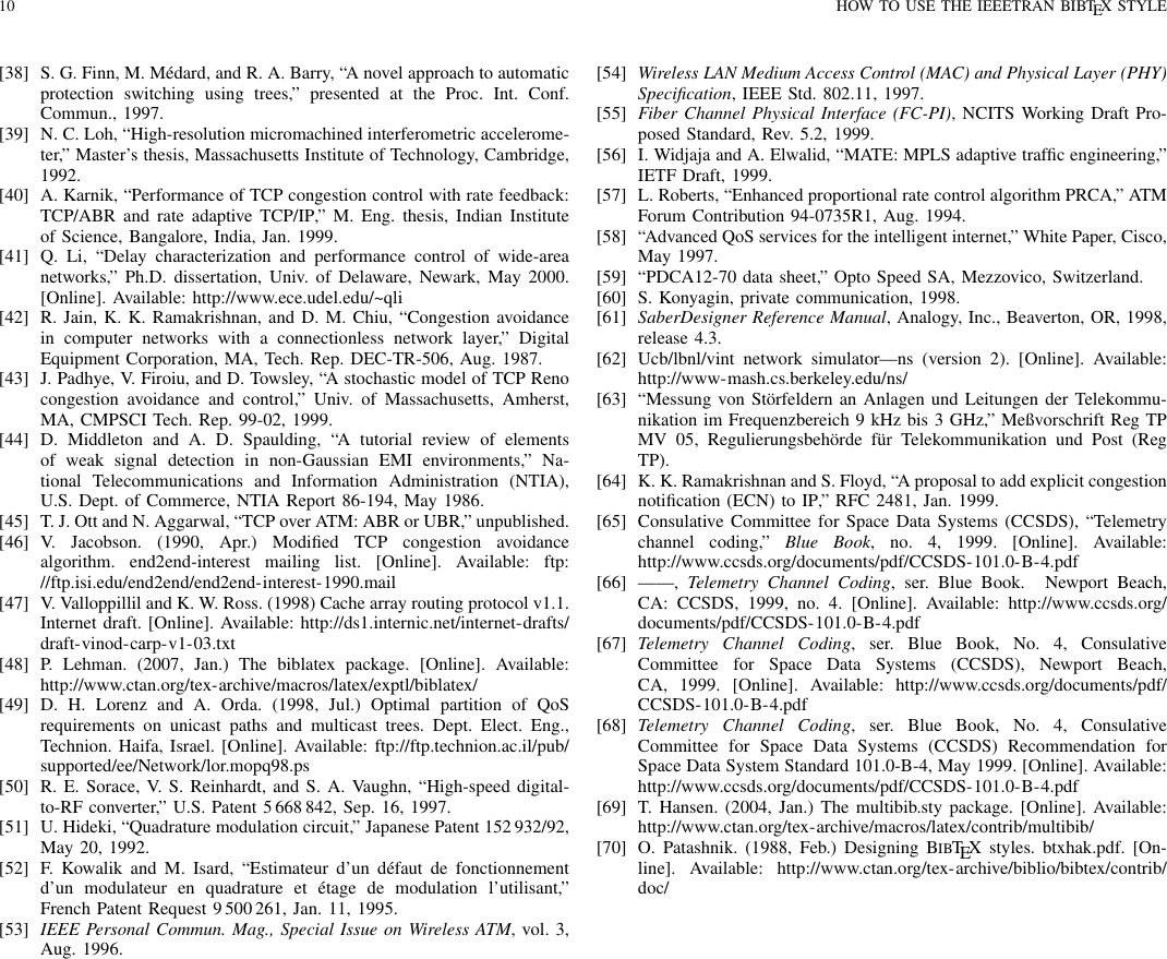 Page 10 of 10 - How To Use The IEEEtran BibTeX Style 04-IEEE Late X Bibliography Instructions-2007