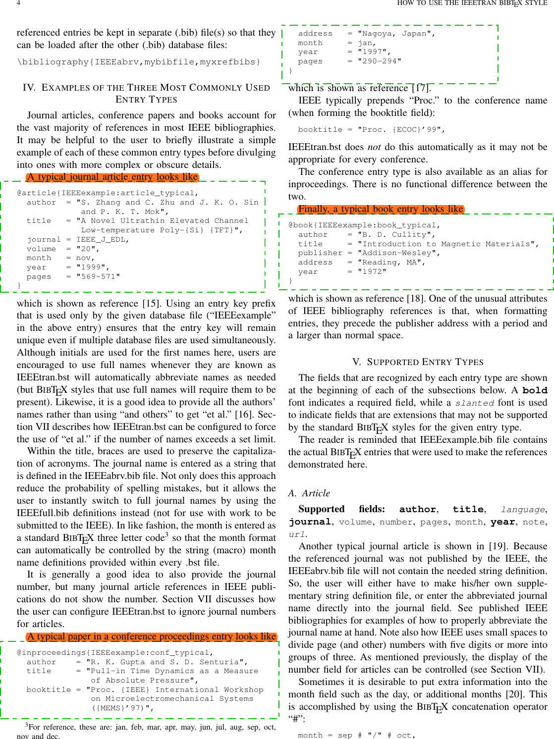 Page 4 of 10 - How To Use The IEEEtran BibTeX Style 04-IEEE Late X Bibliography Instructions-2007