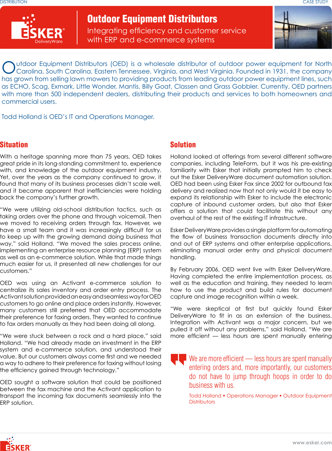 Page 1 of 2 - !! 059-esker Deliveryware Case Study Oed-us