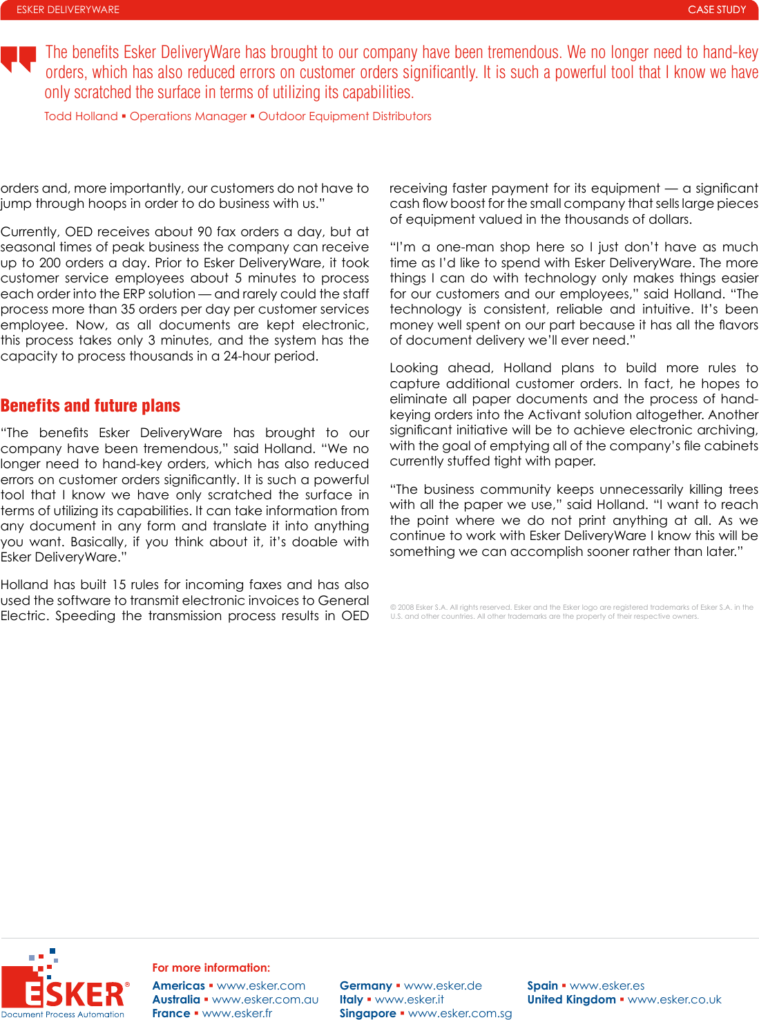 Page 2 of 2 - !! 059-esker Deliveryware Case Study Oed-us