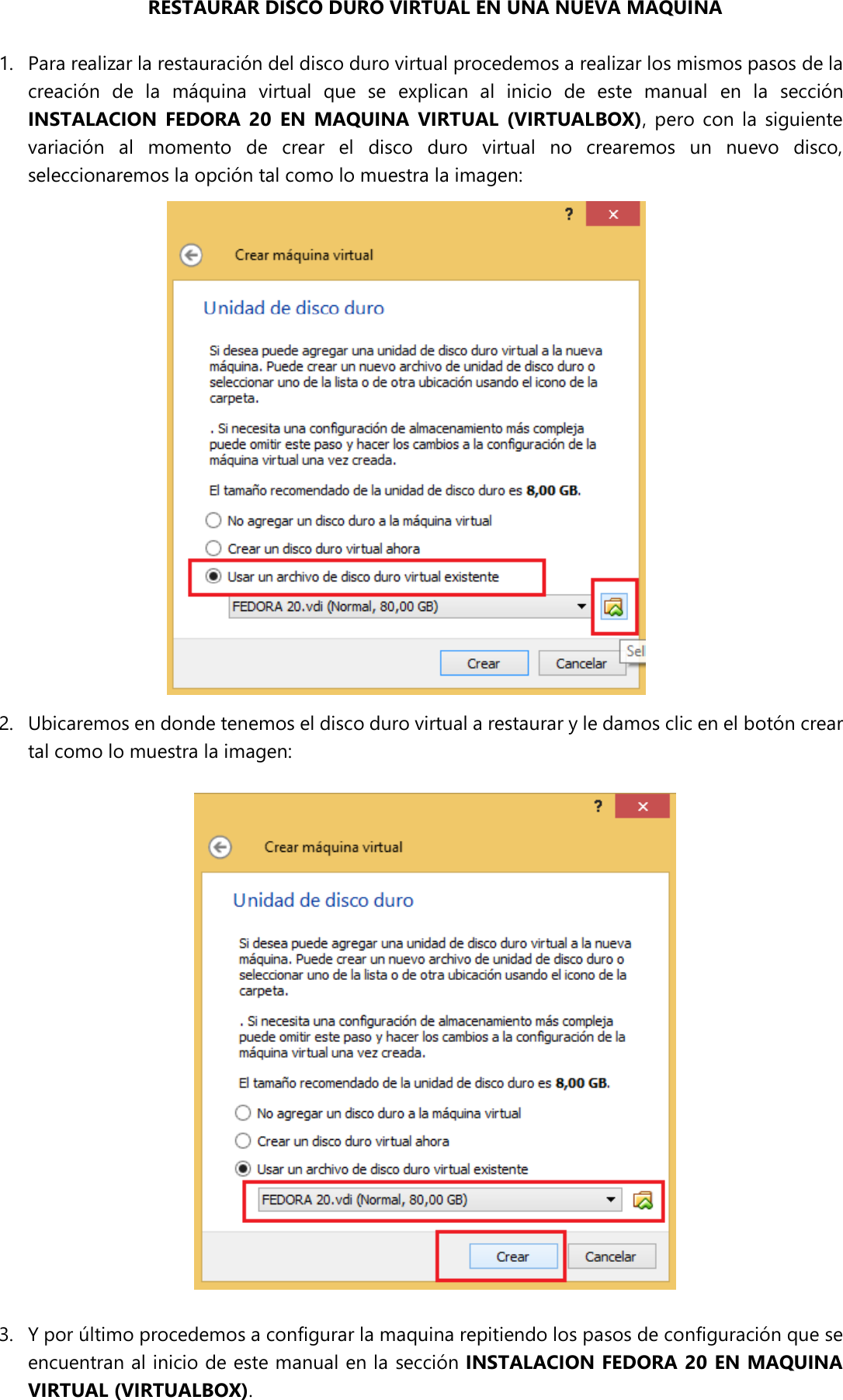 Page 12 of 12 - 08 MANUAL INSTALACION FEDORA EN VIRTUALBOX