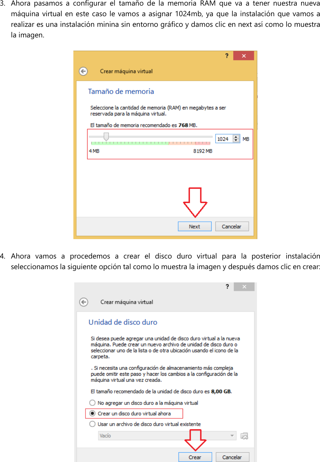 Page 2 of 12 - 08 MANUAL INSTALACION FEDORA EN VIRTUALBOX