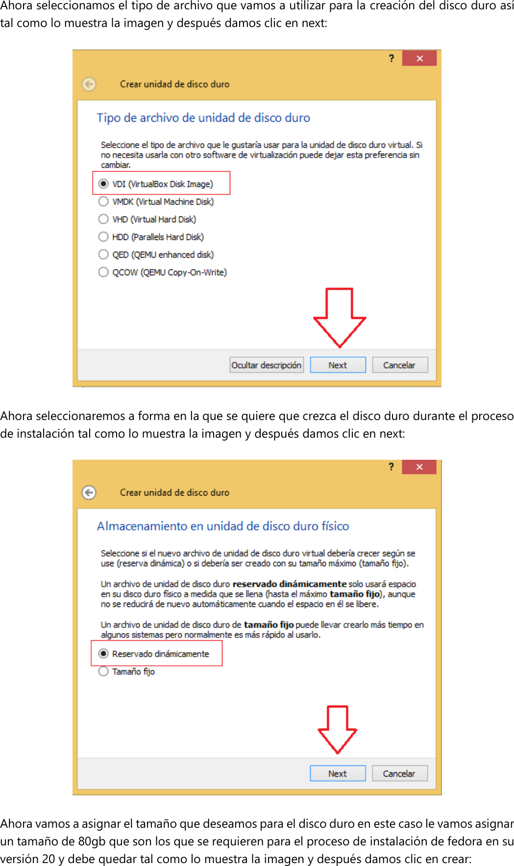 Page 3 of 12 - 08 MANUAL INSTALACION FEDORA EN VIRTUALBOX