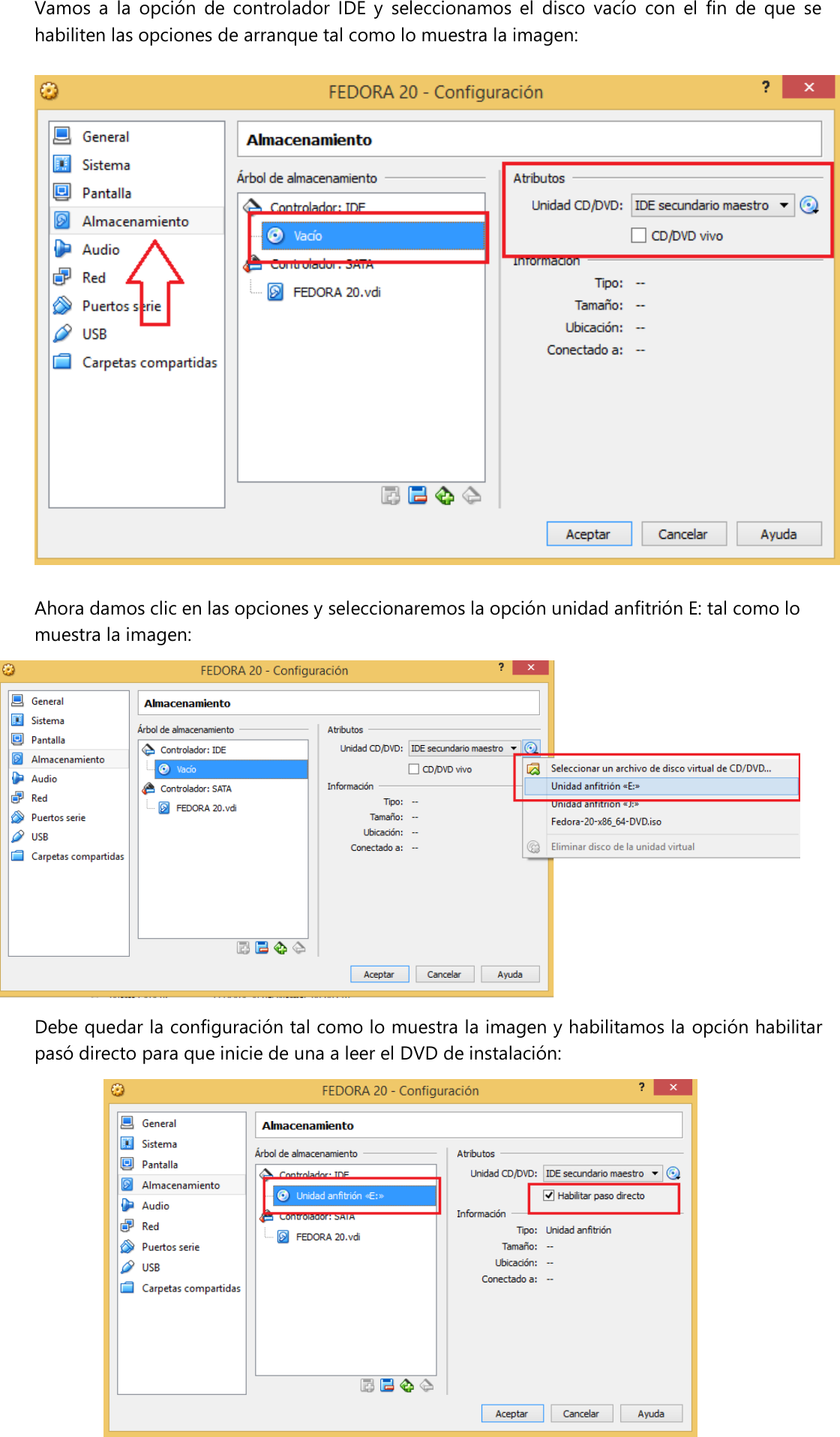 Page 6 of 12 - 08 MANUAL INSTALACION FEDORA EN VIRTUALBOX