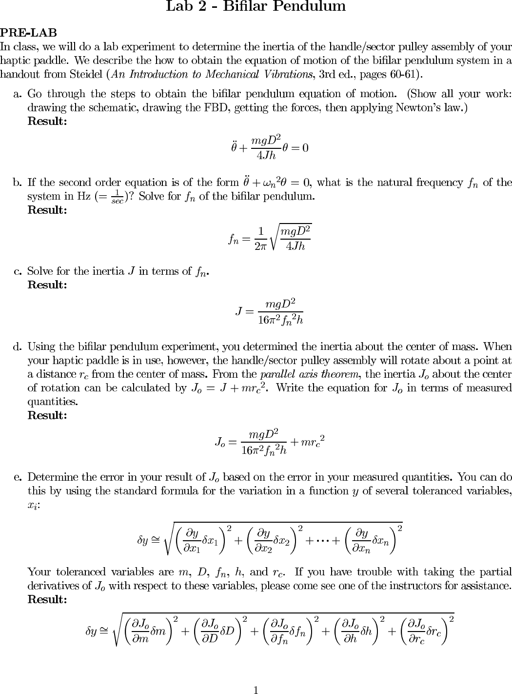 Page 1 of 3 - 09 Bifilar Pendulum Manual - Reference