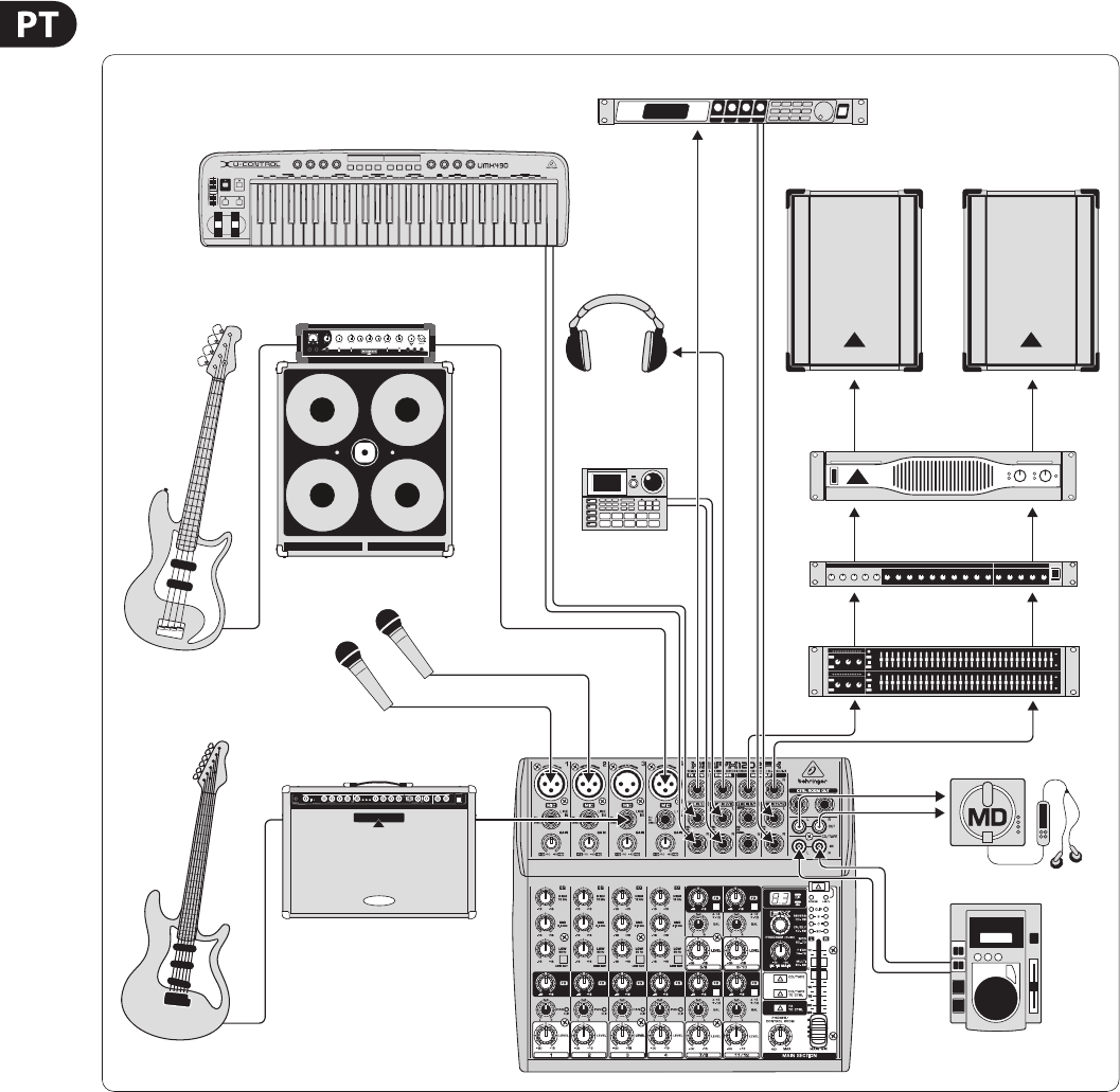 XENYX 1202FX/1002FX Behringer 1202FX User Manual (Portuguese) 1002fx M Pt