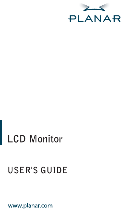 Planar PL1910M Product Manual PL2210MW 