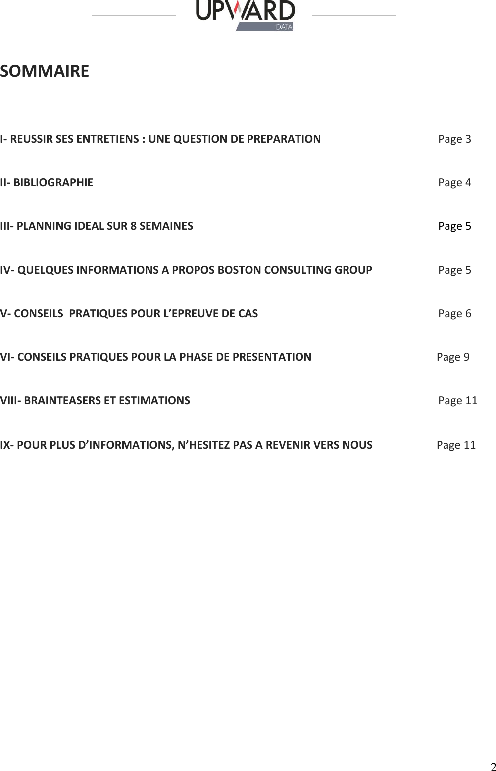 Page 2 of 11 - 1. Guide De Préparation Aux Entretiens Et études Cas BCG Gamma