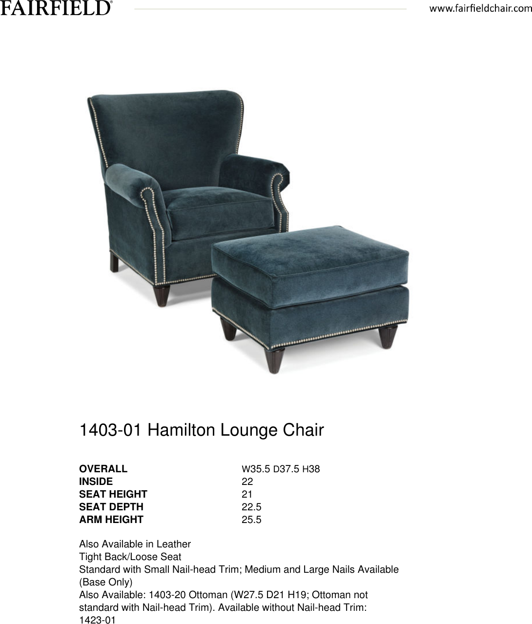 Fairfield Chair 1403 01