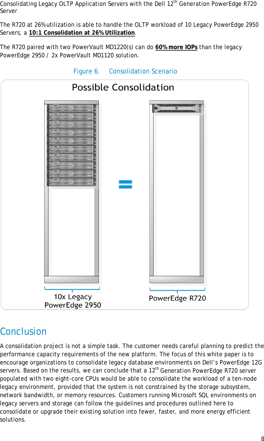 Page 8 of 9 - Consolidating Legacy OLTP Application Servers With The Dell 12th Generation PowerEdge R720 Server 1508076951poweredge-r720 White Papers98 En-us