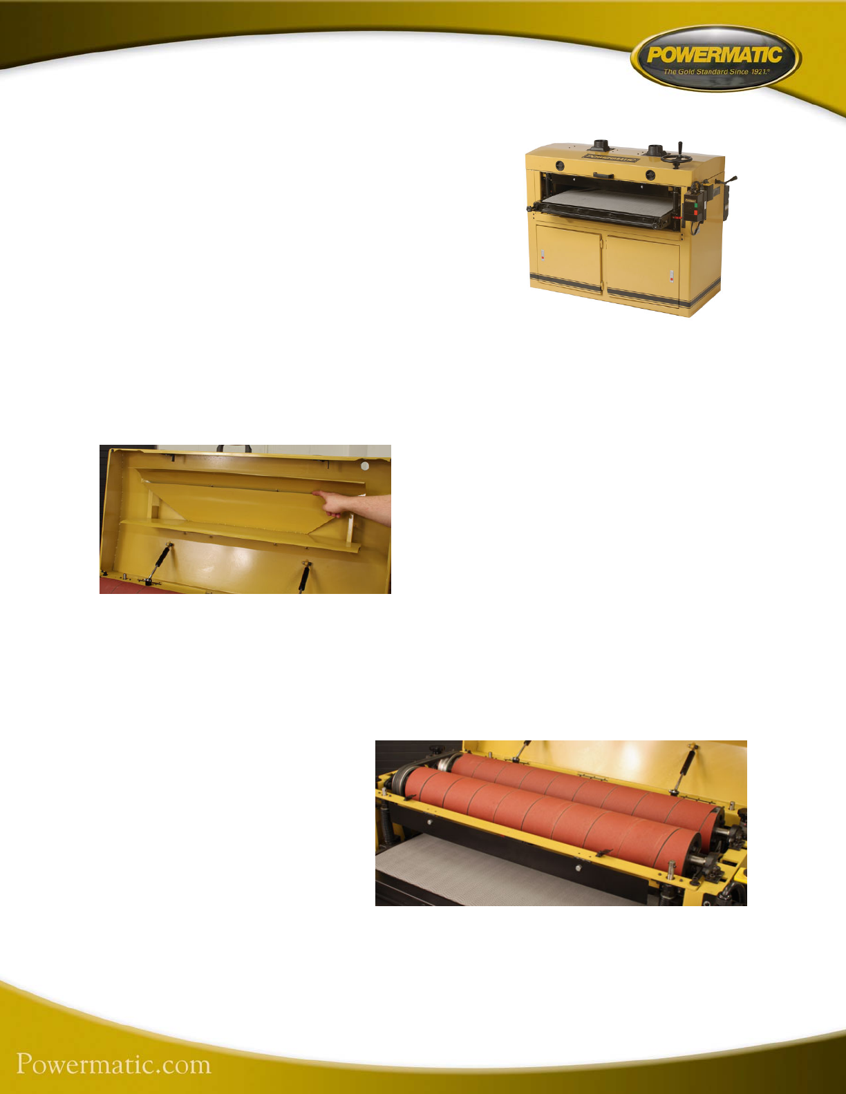 Powermatic Dual Drum Sanders, HP Midwest Technology