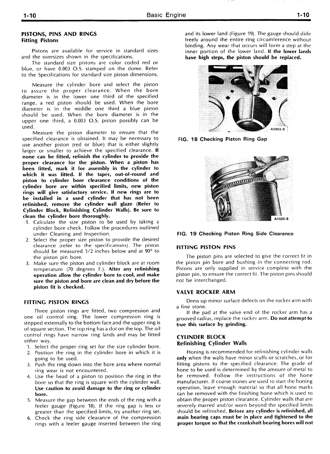 194 216 Ford LSG 423 2.3L Industrial Engine Service Manual (May1986)