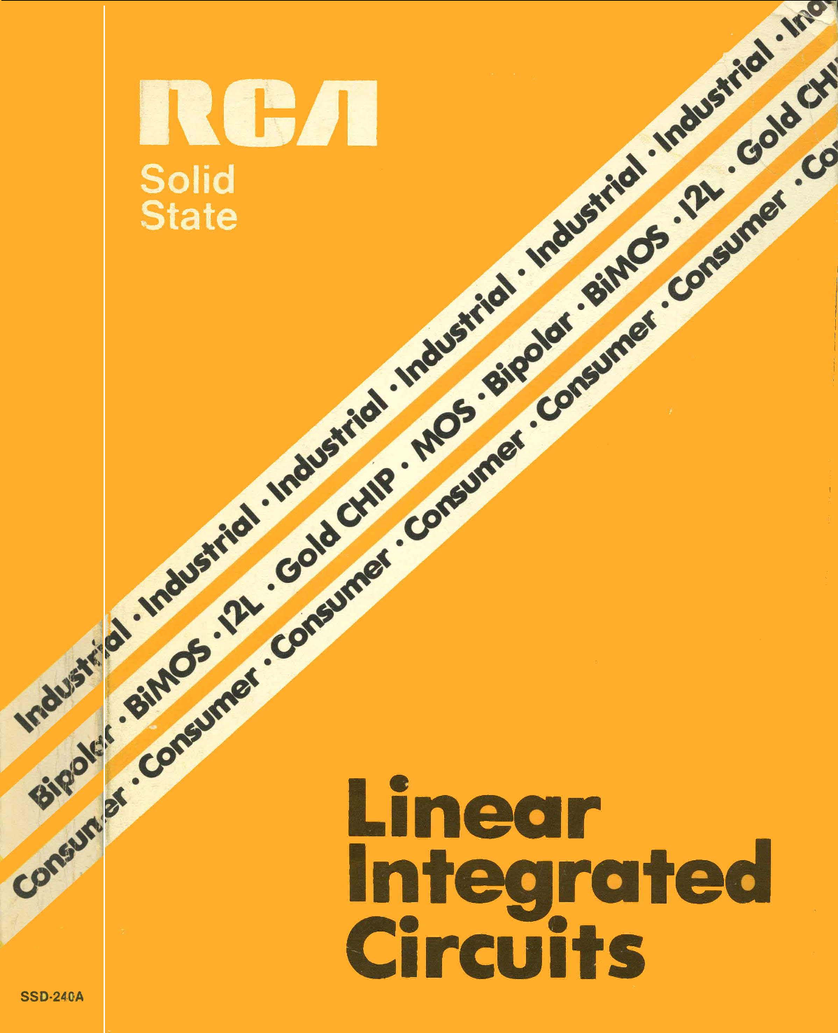 RCA Linear Integrated Circuits IC-42 CDROM PDF 