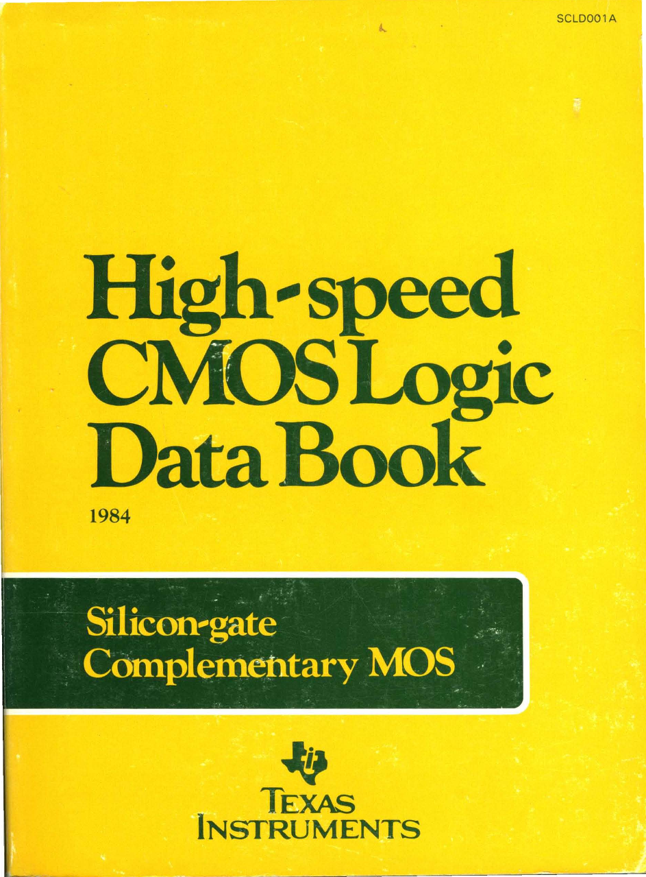 Ti High Speed Cmos Logic Data Book Ti High Speed Cmos Logic Data Book