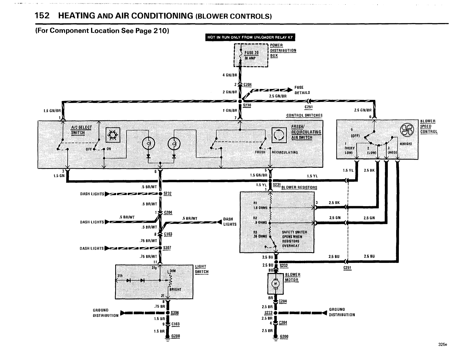 1985 Bmw 325e Radio Wiring Diagram