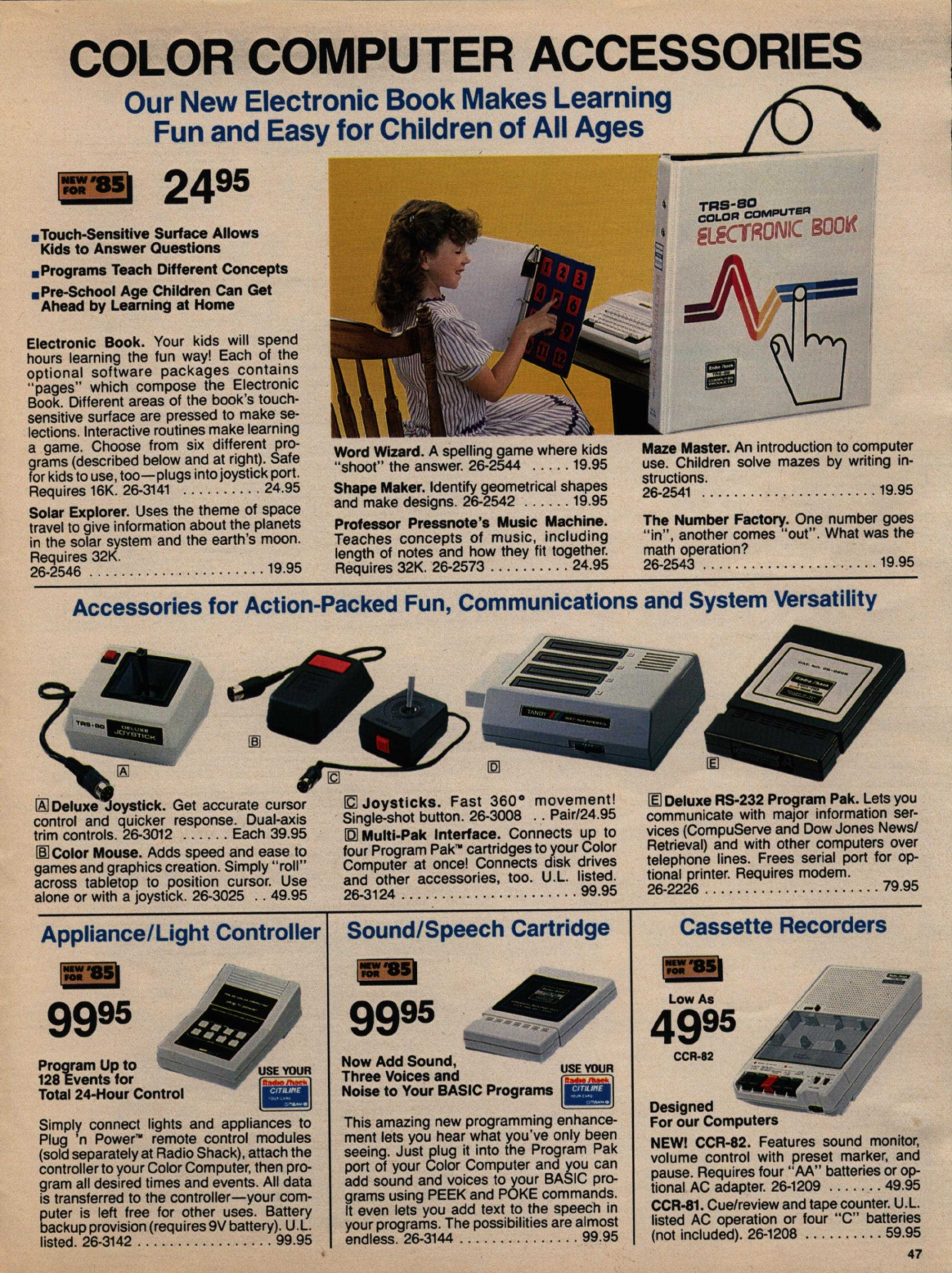 1985 Radio Shack Tandy Computer Catalog