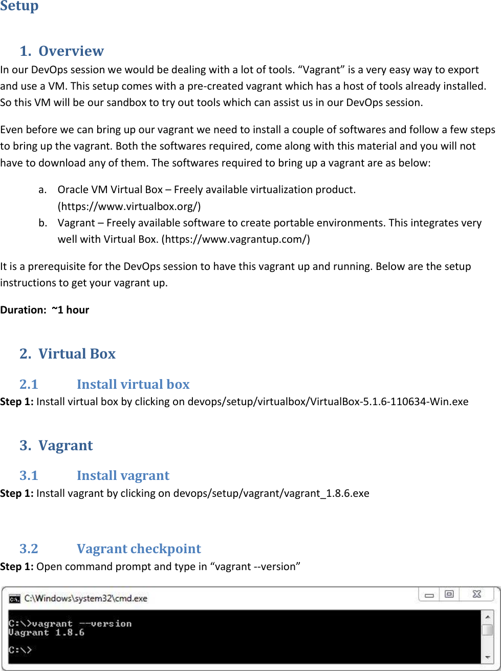 Page 2 of 10 - 1 Setup Instructions