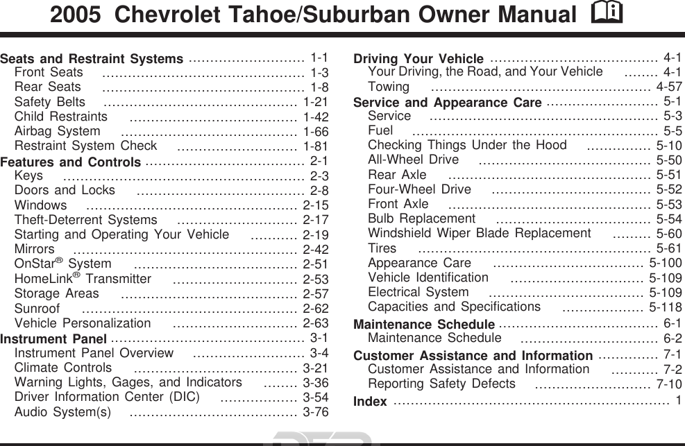 2005 CHEVY TAHOE REPAIR MANUAL PDF FREE DOWNLOAD visual data 5