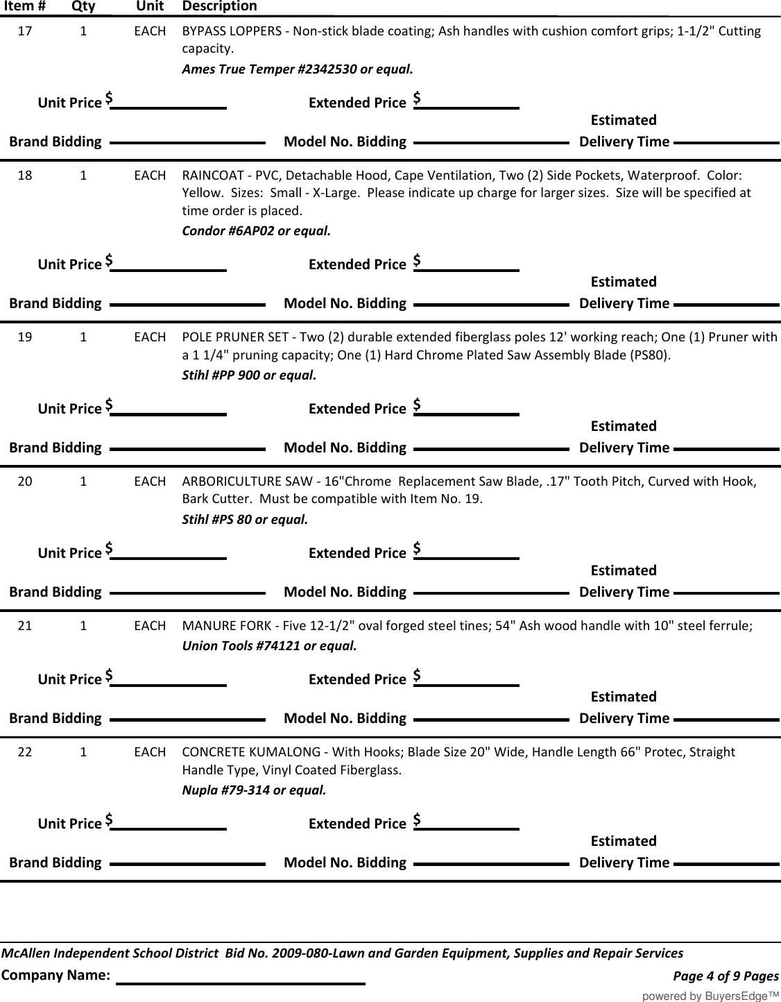 Page 5 of 10 - 2009-080 Addendum No.1 !! No 1