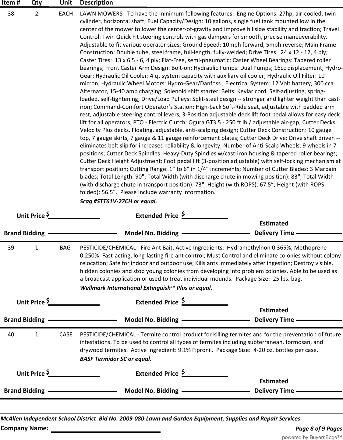 Page 9 of 10 - 2009-080 Addendum No.1 !! No 1