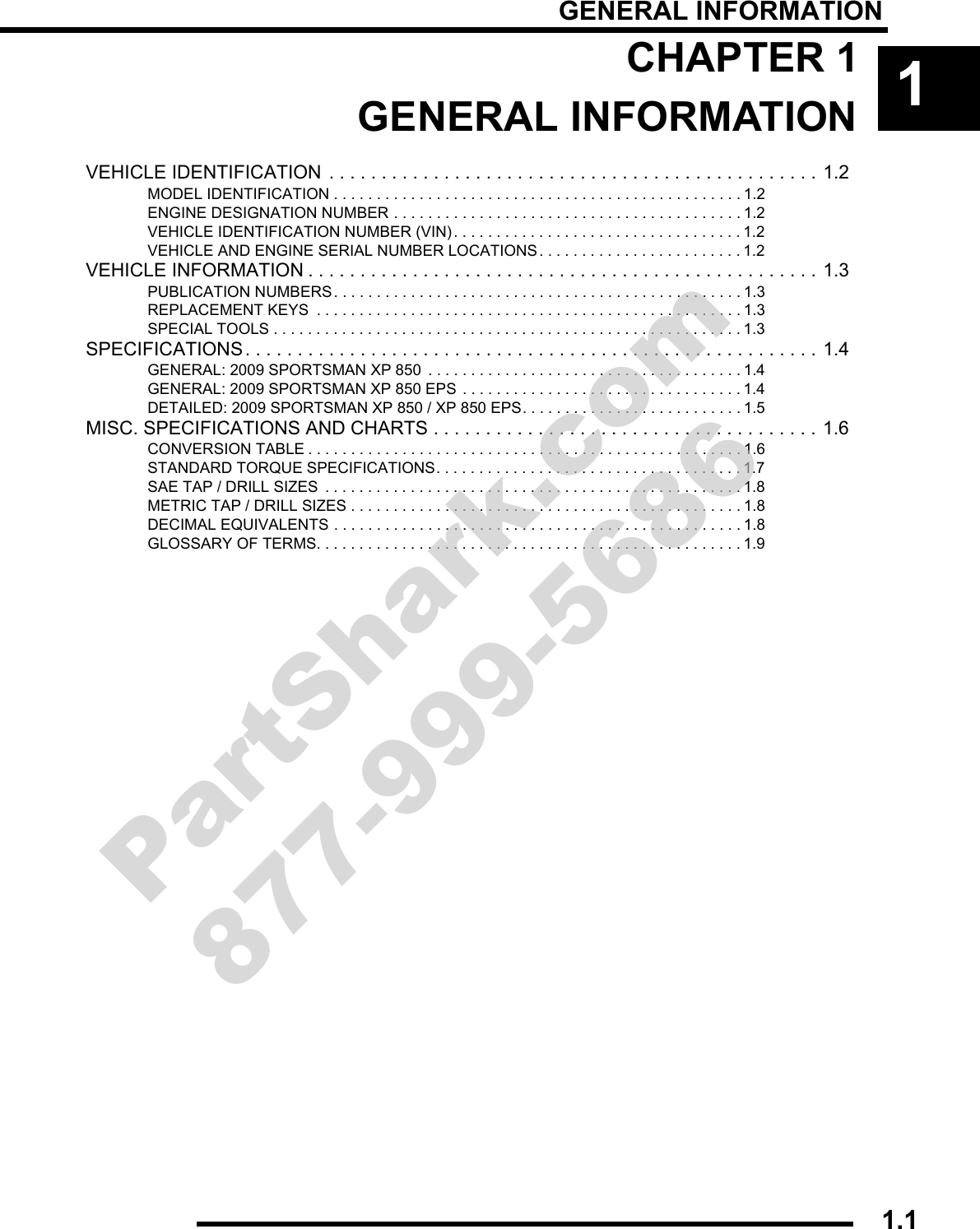 POLARIS SPORTSMAN 90 SERVICE MANUAL PDF FREE DOWNLOAD visual data 8