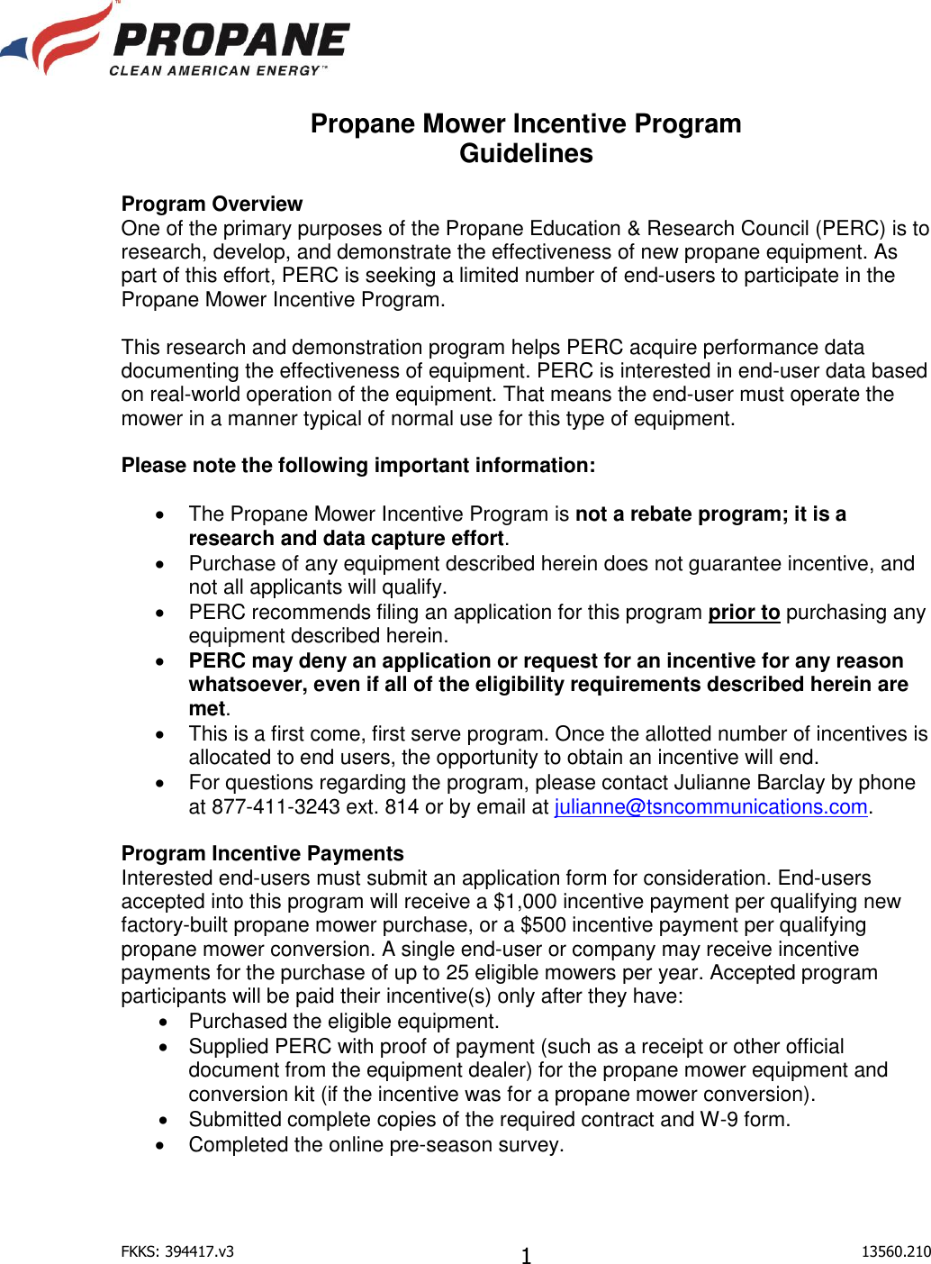 Page 1 of 7 - !! 2015 Propane Mower Incentive Guidelines - Feb