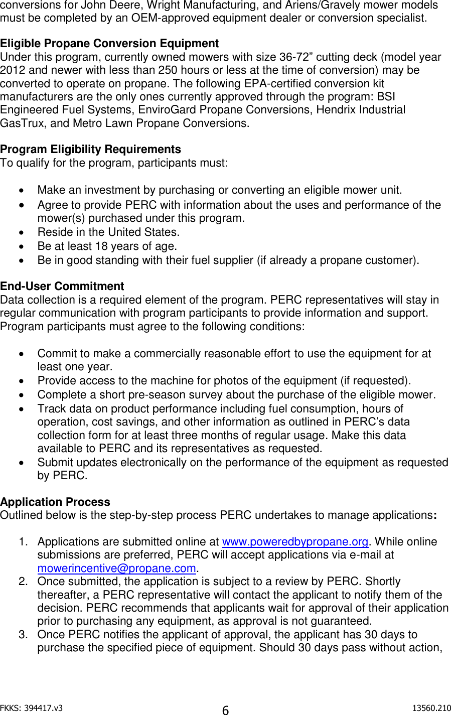 Page 6 of 7 - !! 2015 Propane Mower Incentive Guidelines - Feb