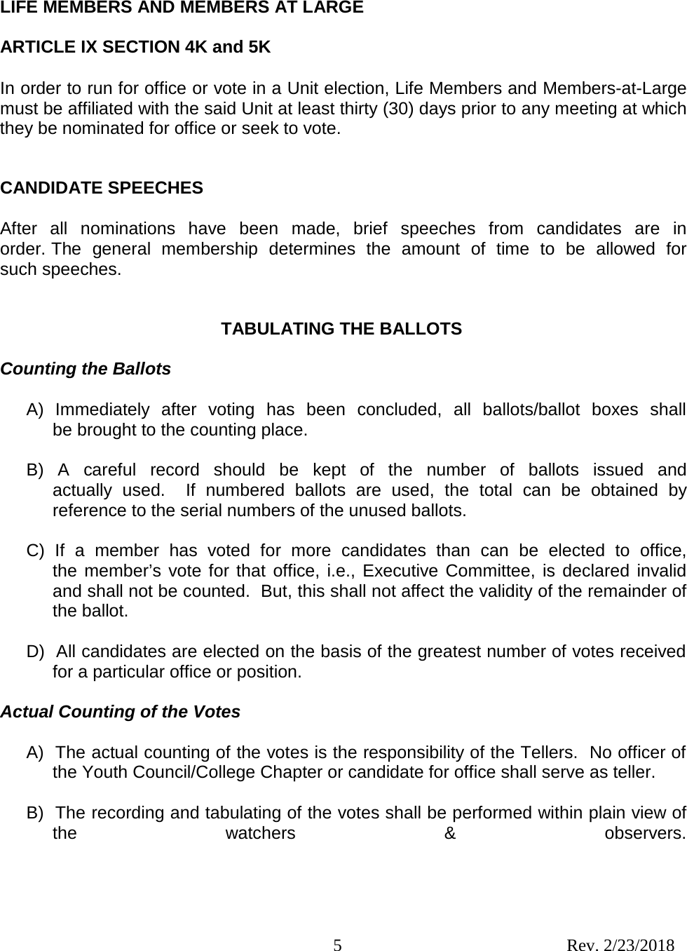 Page 5 of 10 - 2018 Youth And College Elections Procedure Manual