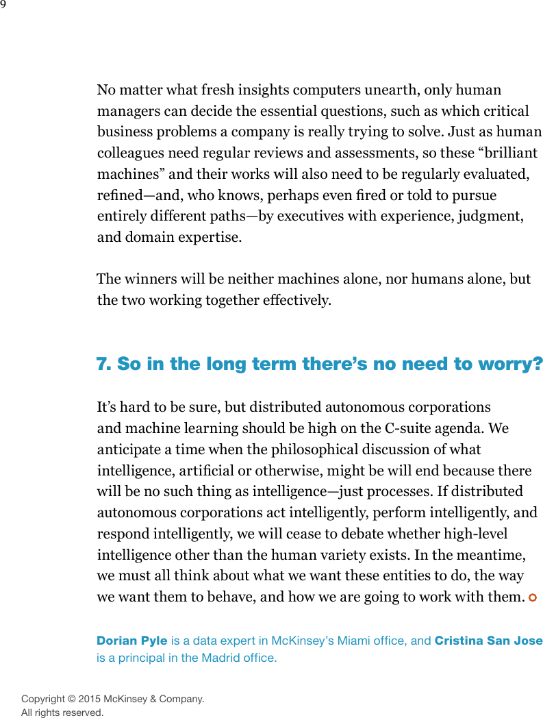 Page 9 of 9 - 2.1 - An Executives Guide To ML