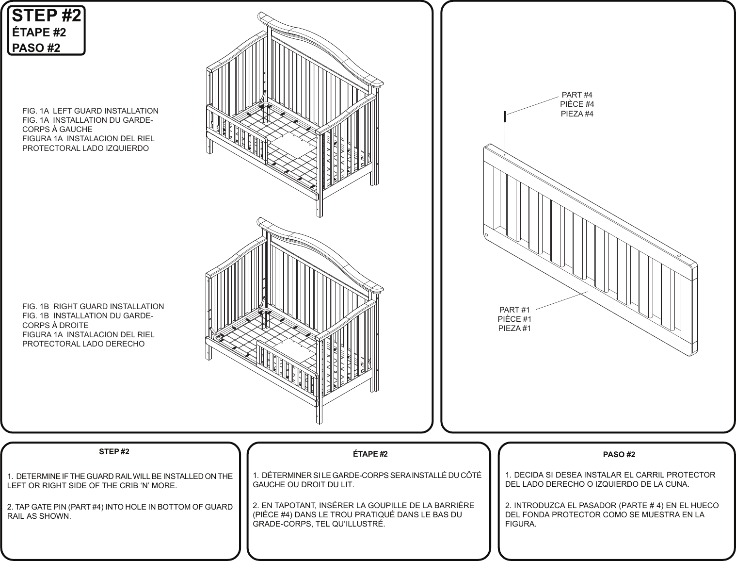 Page 4 of 6 - 24633-180127-Daybed-Rail-and-Toddler-Guardrail-Kit_Assembly_Instructions  24633-180127-daybed-rail-and-toddler-guardrail-kit Assembly Instructions