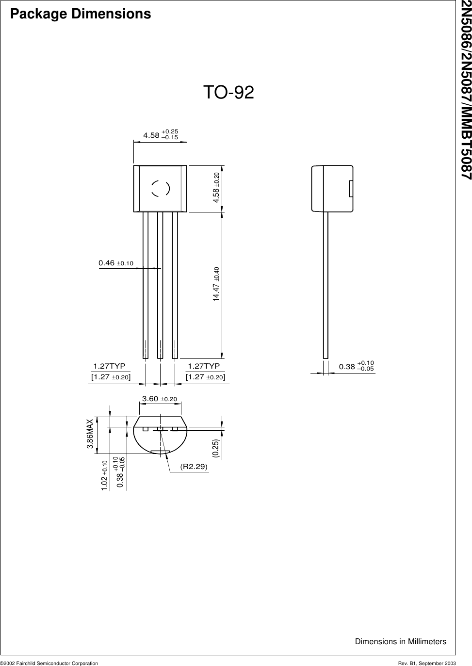 Page 7 of 10 - 2N5086, 2N5087, MMBT5087 - Datasheet. Www.s-manuals.com. Fairchild