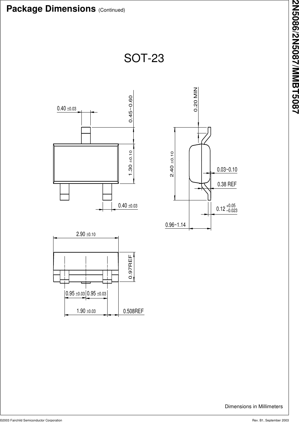 Page 8 of 10 - 2N5086, 2N5087, MMBT5087 - Datasheet. Www.s-manuals.com. Fairchild