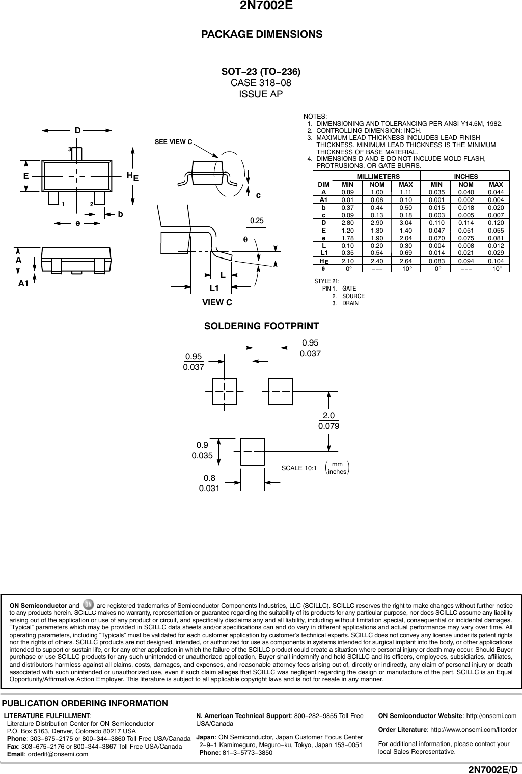 Page 5 of 6 - 2N7002E - Datasheet. Www.s-manuals.com. On