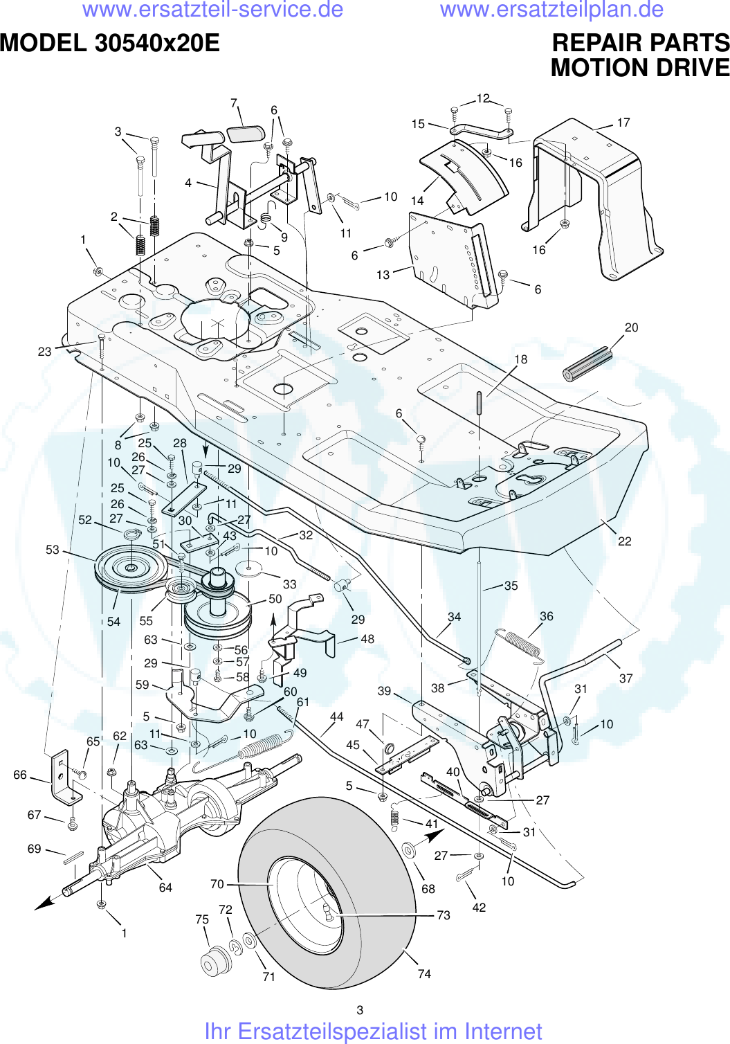 Page 3 of 12 - Fiche Parts List 30540x20E  !!