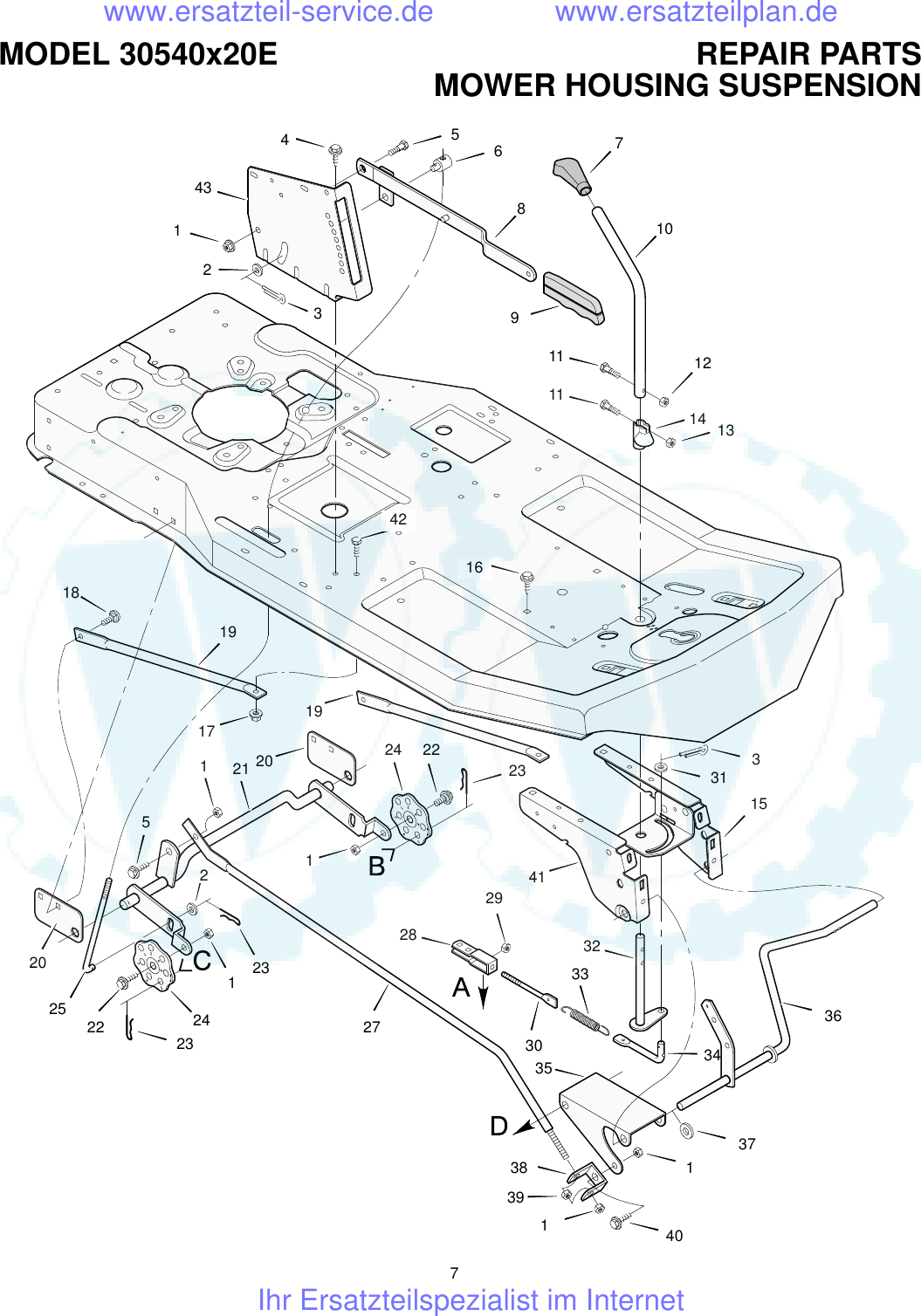 Page 7 of 12 - Fiche Parts List 30540x20E  !!