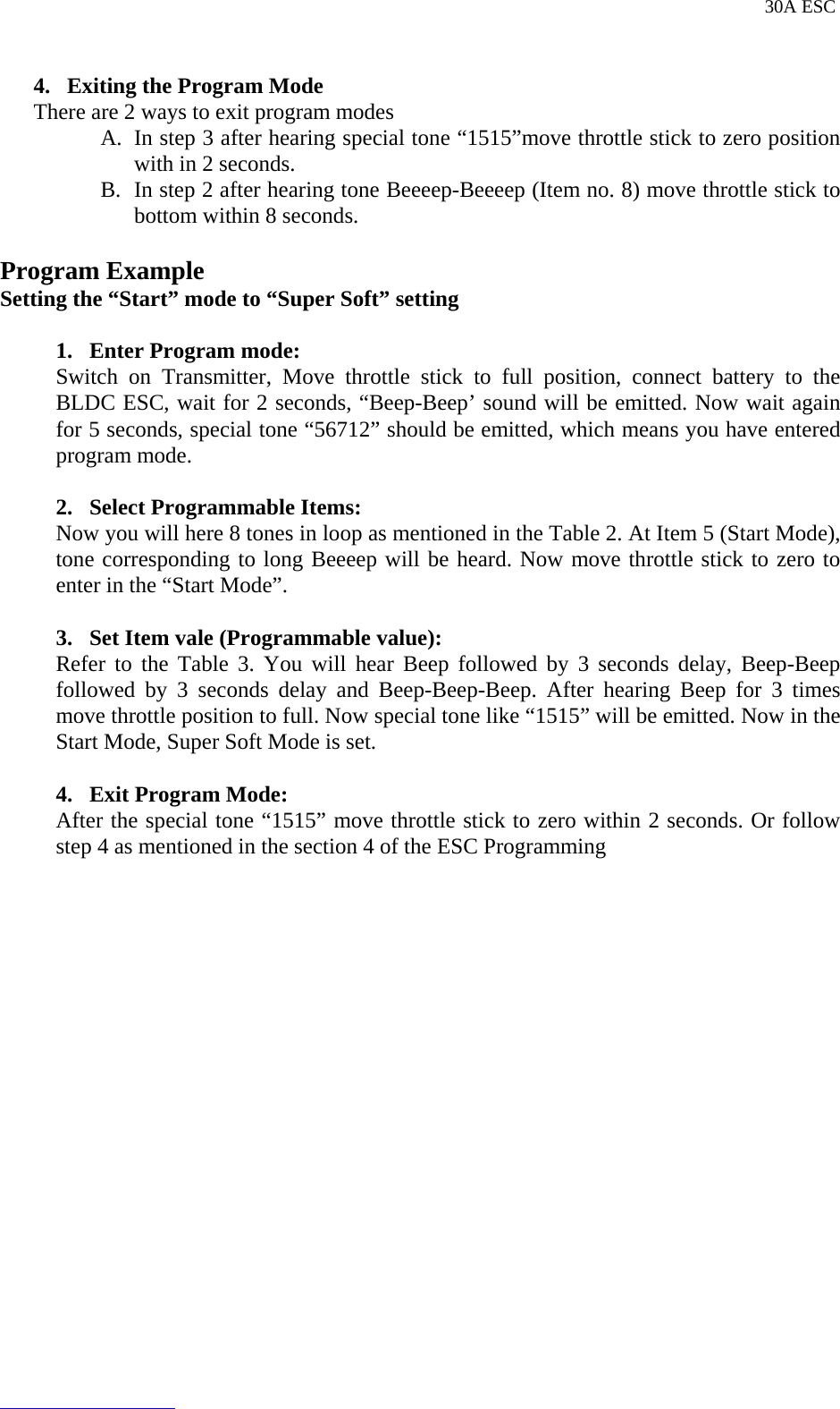 Page 7 of 9 - 30A BLDC ESC Product Manual 2012-06-08