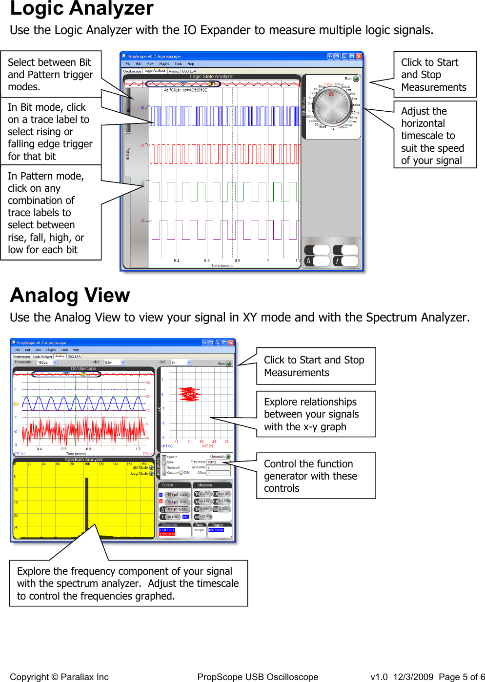 Page 5 of 6 - Getting Started With The PropScope USB Oscilloscope 32220gettingstartedv10