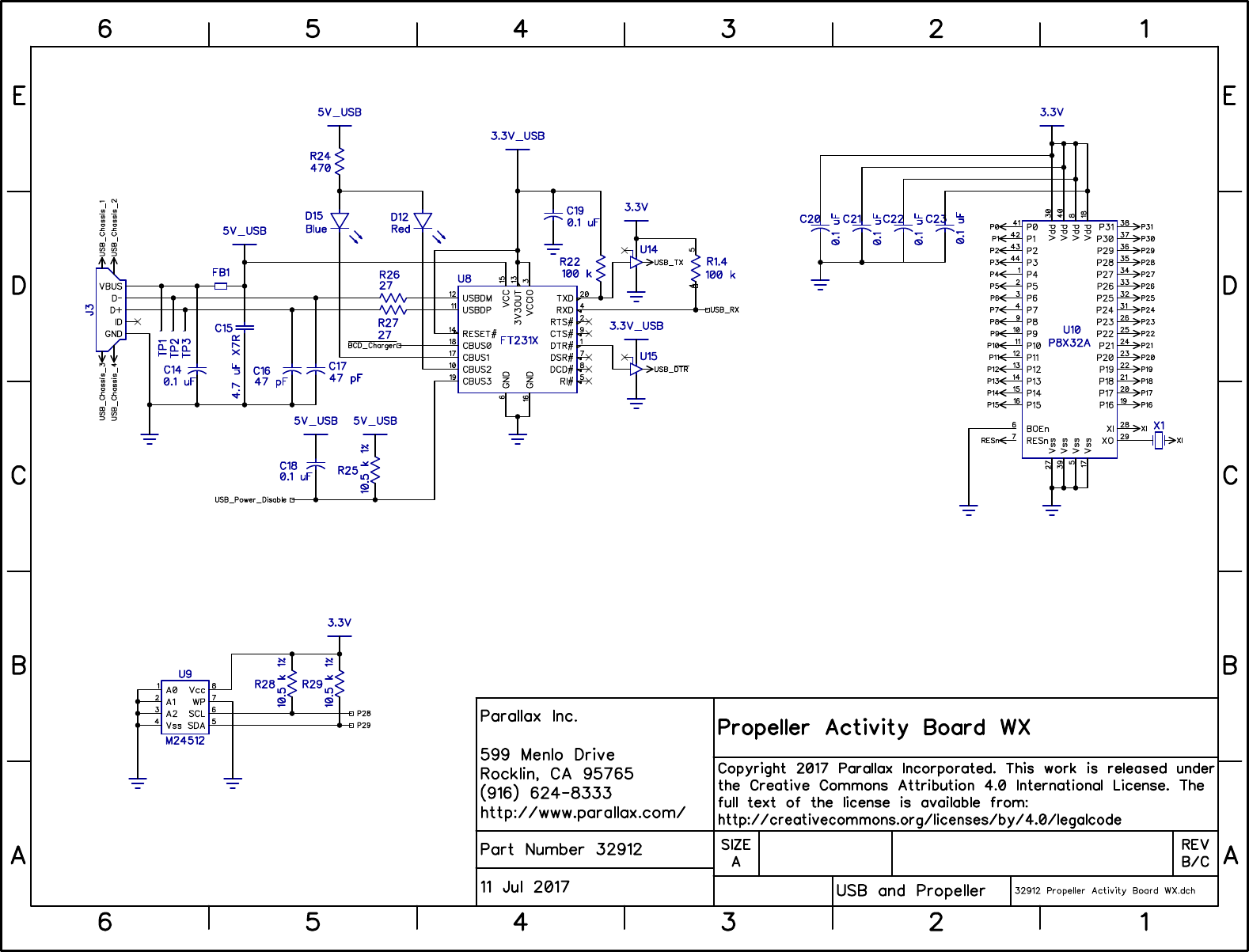 Page 3 of 4 - DipTrace Schematic - 32912 Propeller Activity Board WX.dch 32912-propeller-activity-board-wx-schematic-rev-b-and-c