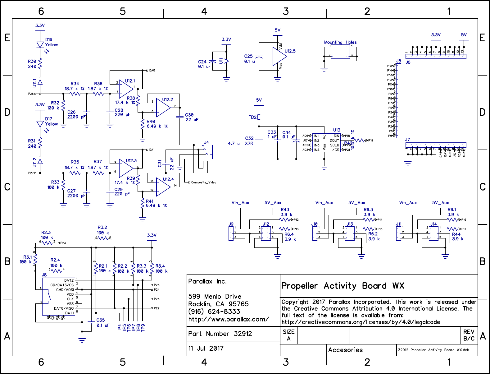 Page 4 of 4 - DipTrace Schematic - 32912 Propeller Activity Board WX.dch 32912-propeller-activity-board-wx-schematic-rev-b-and-c