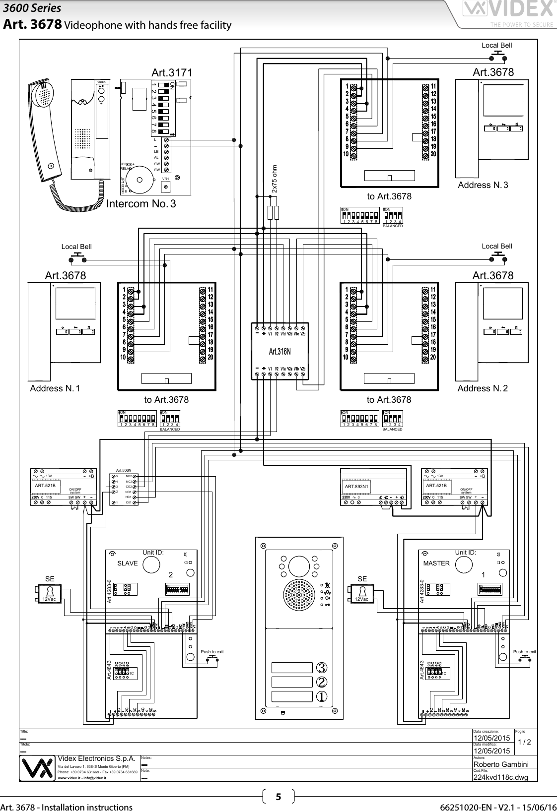 Page 5 of 8 - 3678 Instruction Manual