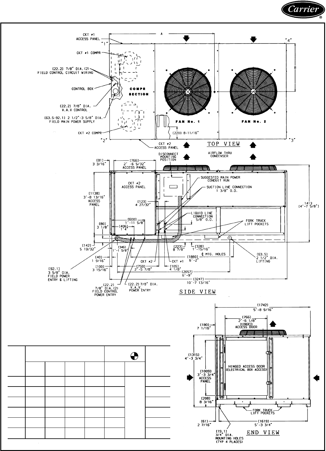 AIR COOLED CONDENSING UNIT 38EH 38AH