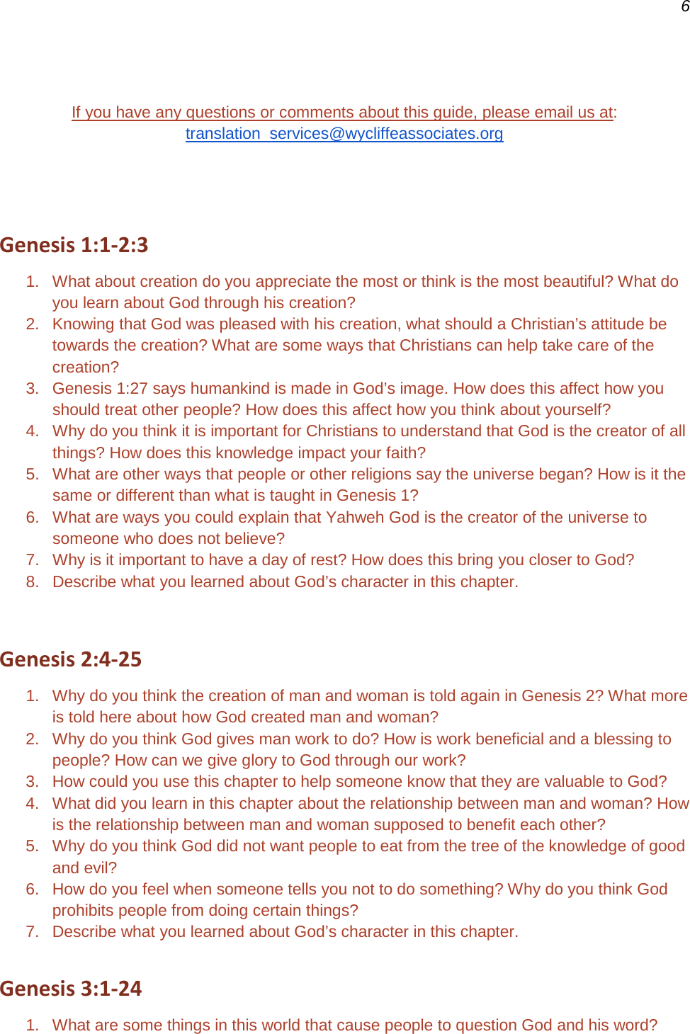 Page 6 of 9 - 4. Application Guide For Genesis