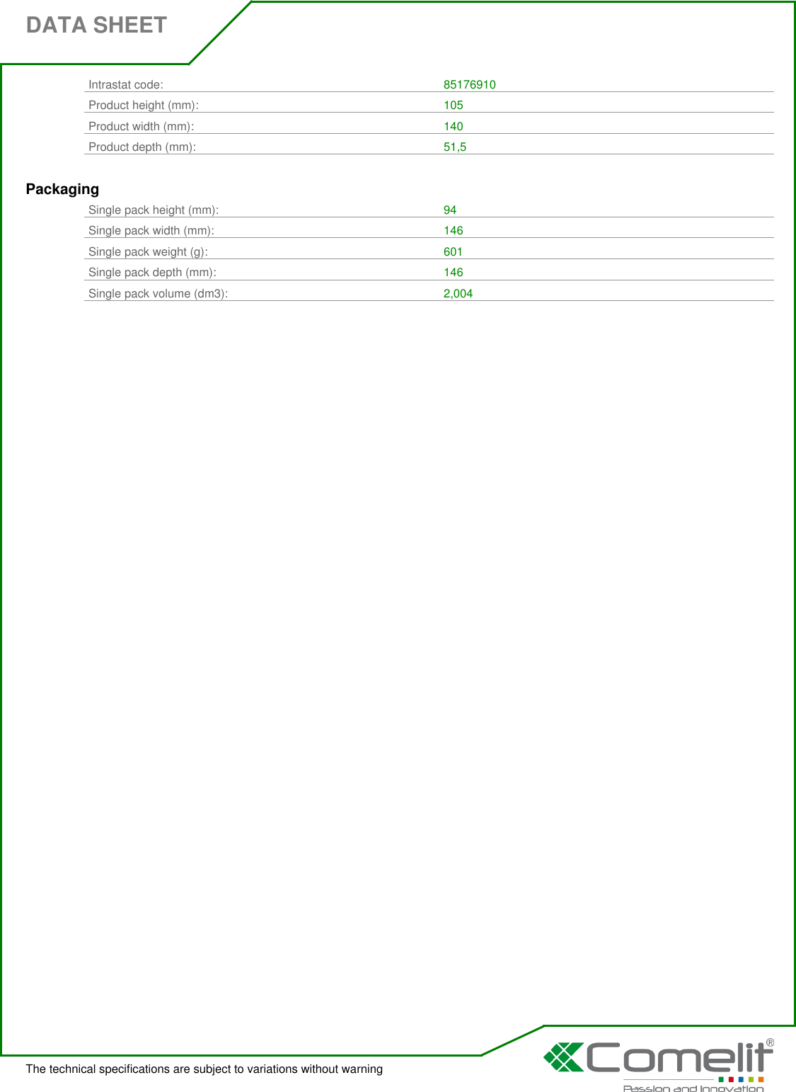 Page 2 of 2 - 4586-6D Tech Sheet
