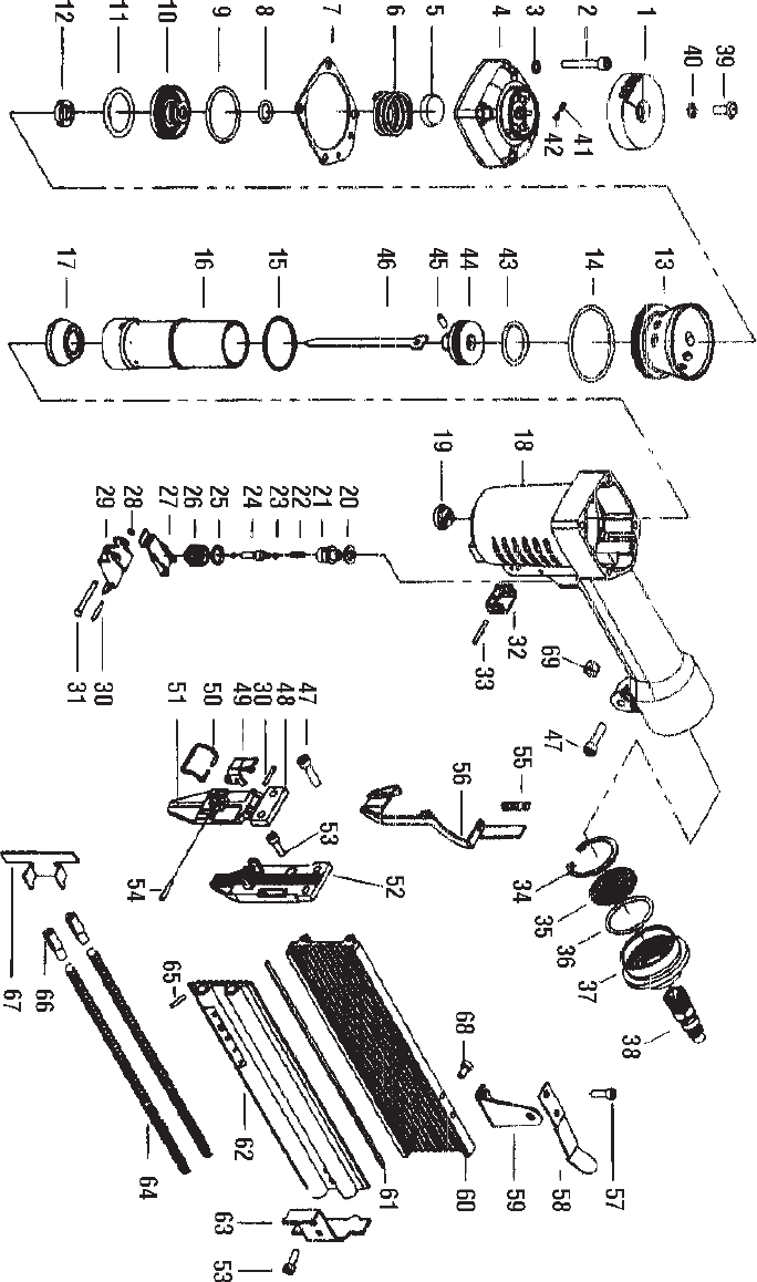 Central Pneumatic Air Compressor Nail 