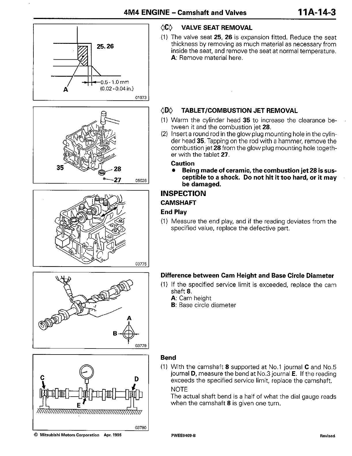 ENGINE Workshop Manual 4M4 (W E) 4M40