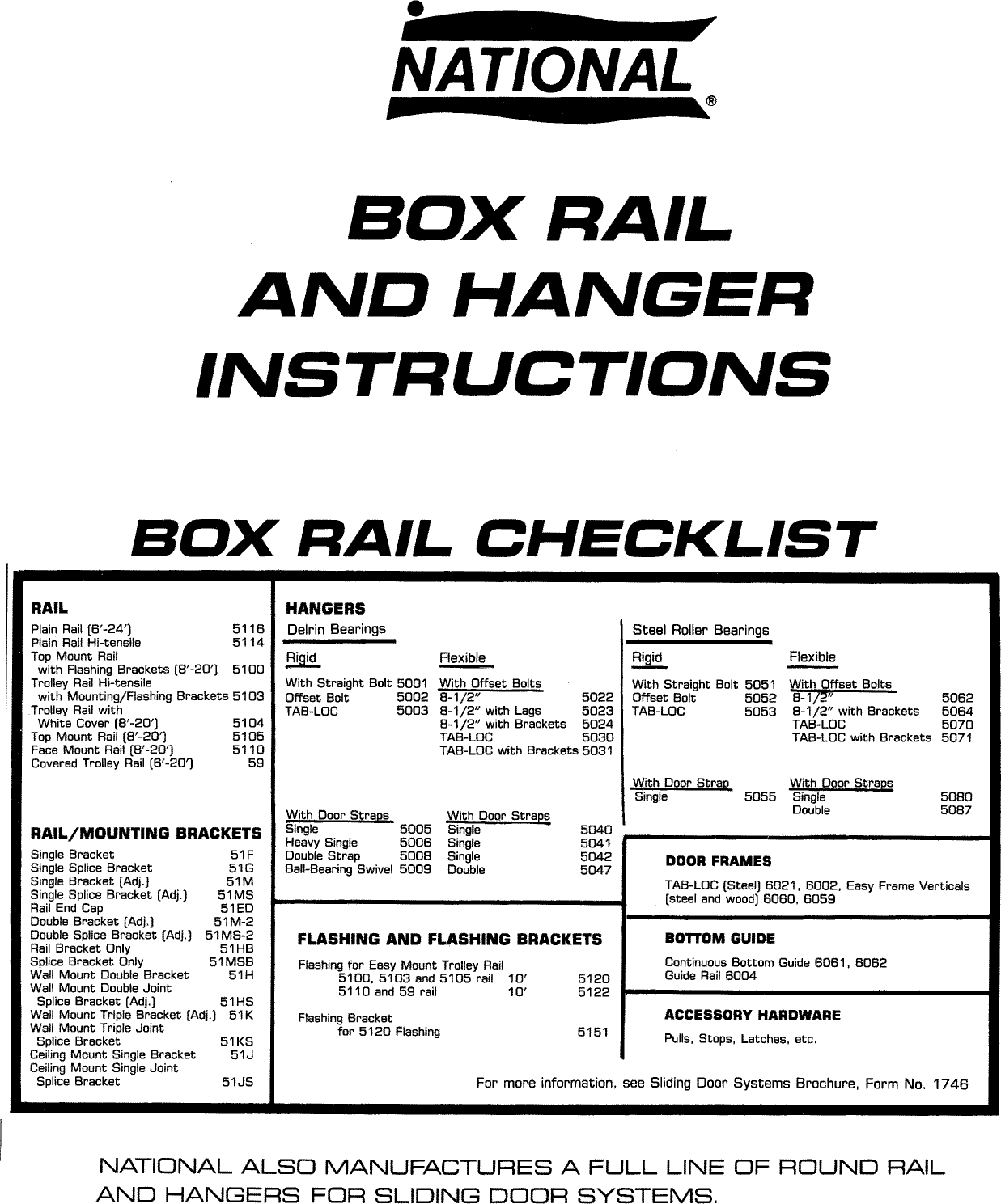 Page 1 of 3 - 5005-box-rail-hangers Instructions